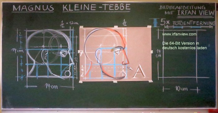 Tafelzeichnung Magnus Kleine-Tebbe Portrait 8