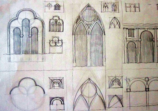 Kunstprojekt Architekturstile 03