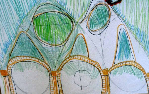 Kunstprojekt Architekturstile 13