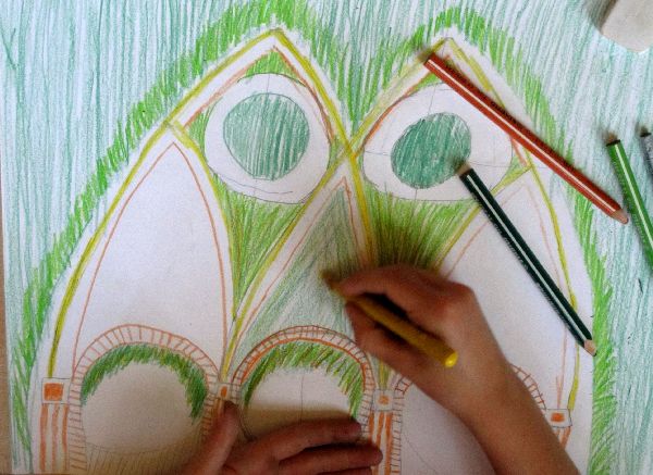 Kunstprojekt Architekturstile 14