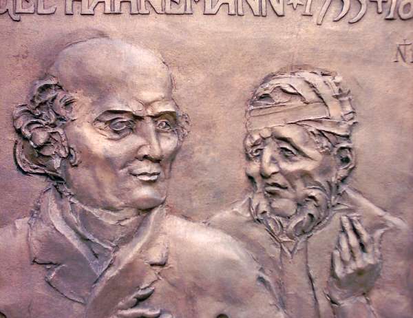 Samuel Hahnemann Gedenktafel Bronze 1997 