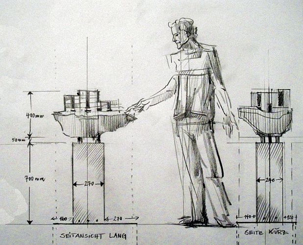 Entwurf fuer Architekturstele 2