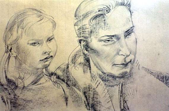 Portraitzeichnungen Bleistift 2004 13