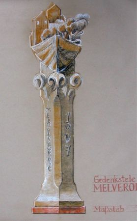 Entwurf Gedenkstele 1000 Jahre Melverode 1