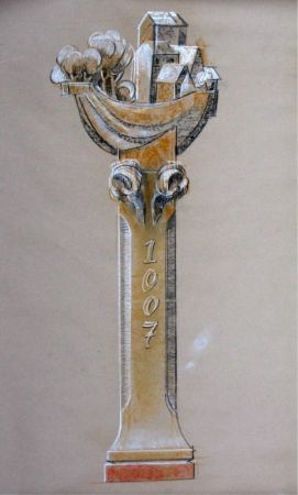 Entwurf Gedenkstele 1000 Jahre Melverode 3