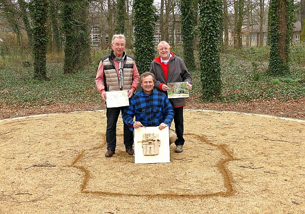 Ruehme Landwehr Steinrelief b Vormodell a