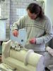 Blattkapitell Gips und Modellton 1