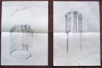Architekturzeichnen in romanischer Kirche 2